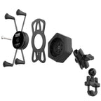 RAM-B-149Z-A-UN10-462:RAM-B-149Z-A-UN10-462_1:RAM® X-Grip® Large Phone Mount with Vibe-Safe™ & U-Bolt Base - Short