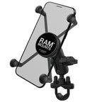 RAM-B-149Z-A-UN10U:RAM-B-149Z-A-UN10U_1:RAM® X-Grip® Large Phone Mount with Handlebar U-Bolt Base - Short