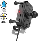 RAM-B-149Z-A-UN12W-V7M-1:RAM-B-149Z-A-UN12W-V7M-1_1:RAM® Tough-Charge™ 15W Waterproof Wireless Charging Motorcycle Mount