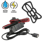 RAM-B-149Z-A-UN12W-V7M-1:RAM-B-149Z-A-UN12W-V7M-1_1:RAM® Tough-Charge™ 15W Waterproof Wireless Charging Motorcycle Mount