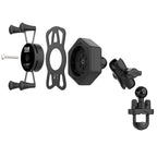 RAM-B-149Z-A-UN7-462:RAM-B-149Z-A-UN7-462_1:RAM® X-Grip® Phone Mount with Vibe-Safe™ & U-Bolt Base - Short