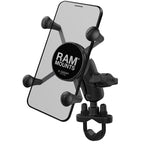 RAM-B-149Z-A-UN7U:RAM-B-149Z-A-UN7U_1:RAM® X-Grip® Phone Mount with Handlebar U-Bolt Base - Short