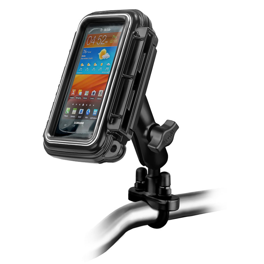 RAM-B-149Z-AQ2U:RAM-B-149Z-AQ2U_1:RAM® Aqua Box® with Handlebar U-Bolt Mount for Medium Devices