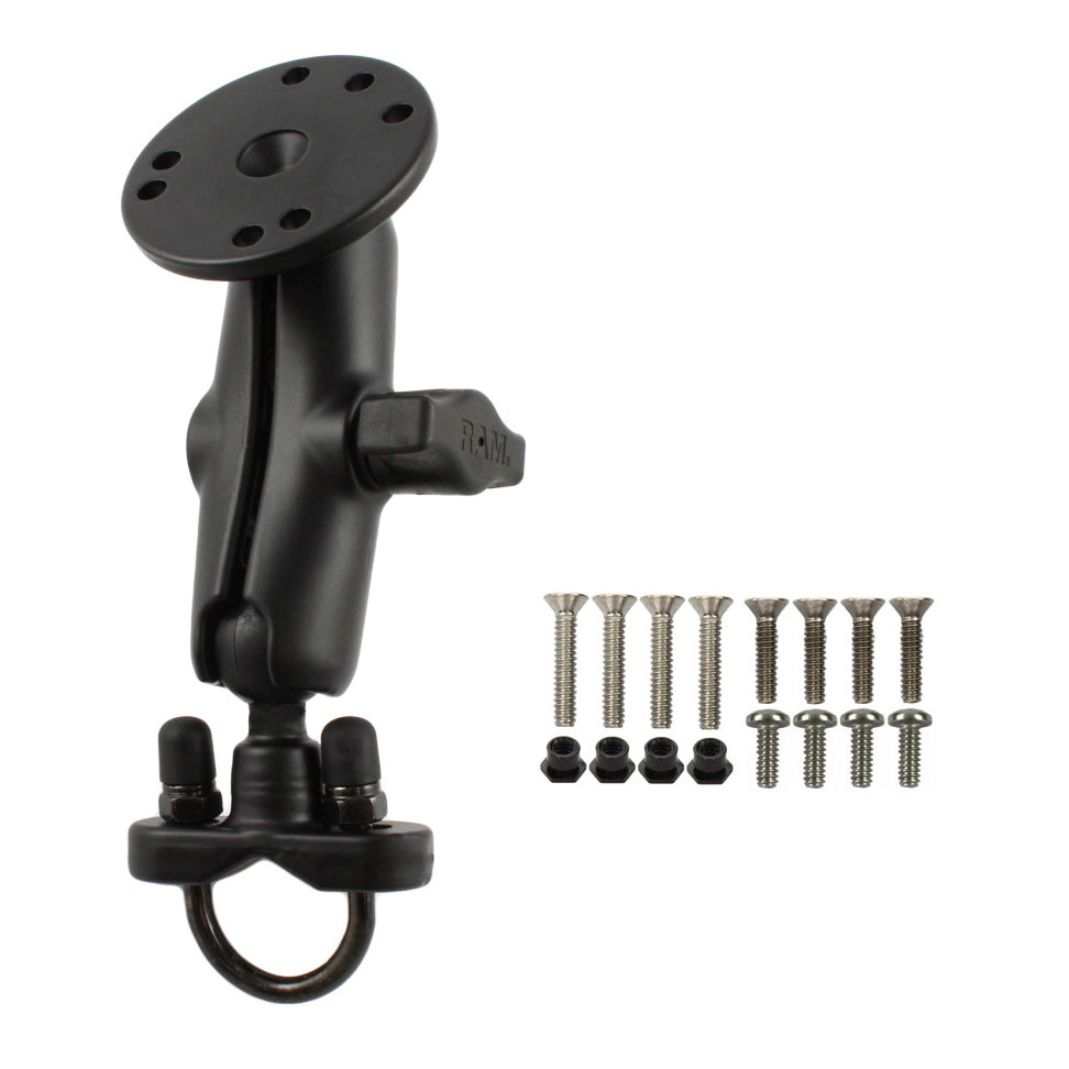 RAM-B-149Z-G1U:RAM-B-149Z-G1U_1:RAM® Handlebar U-Bolt Double Ball Mount for Garmin 12 Series