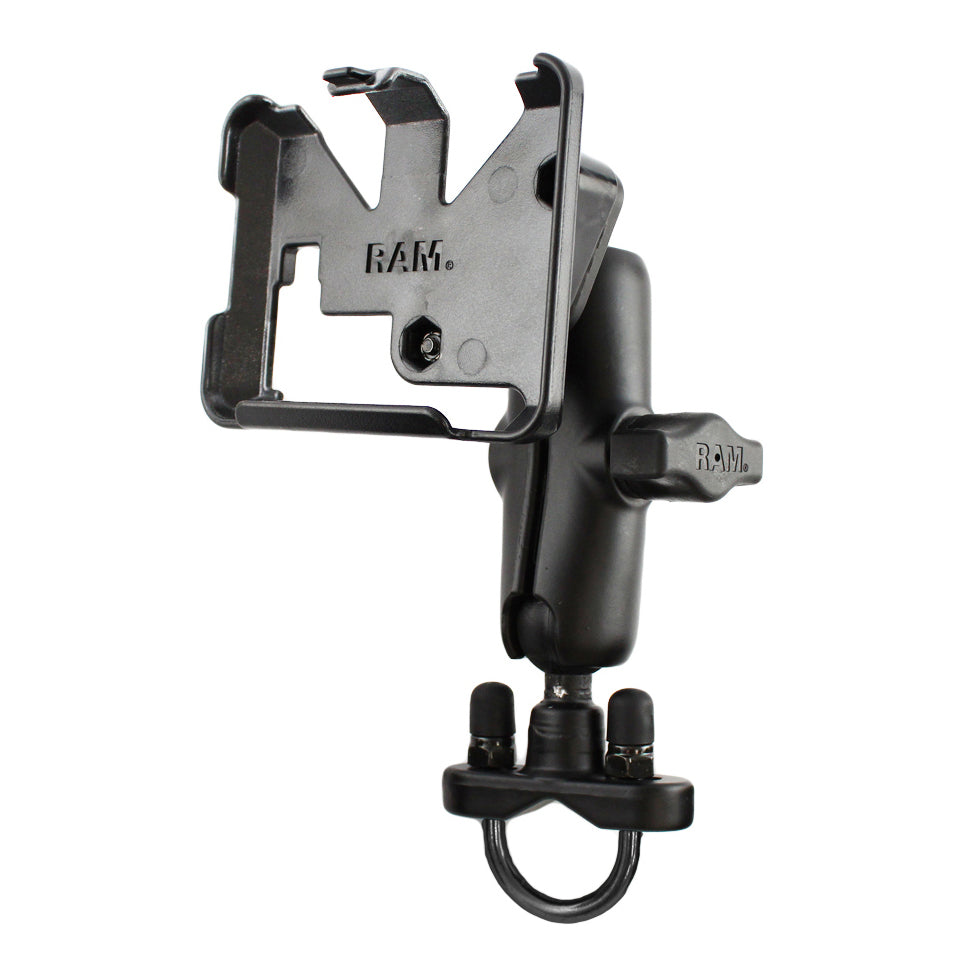 RAM-B-149Z-GA24U:RAM-B-149Z-GA24U_1:RAM® Handlebar U-Bolt Double Ball Mount for Garmin nuvi 200 + More