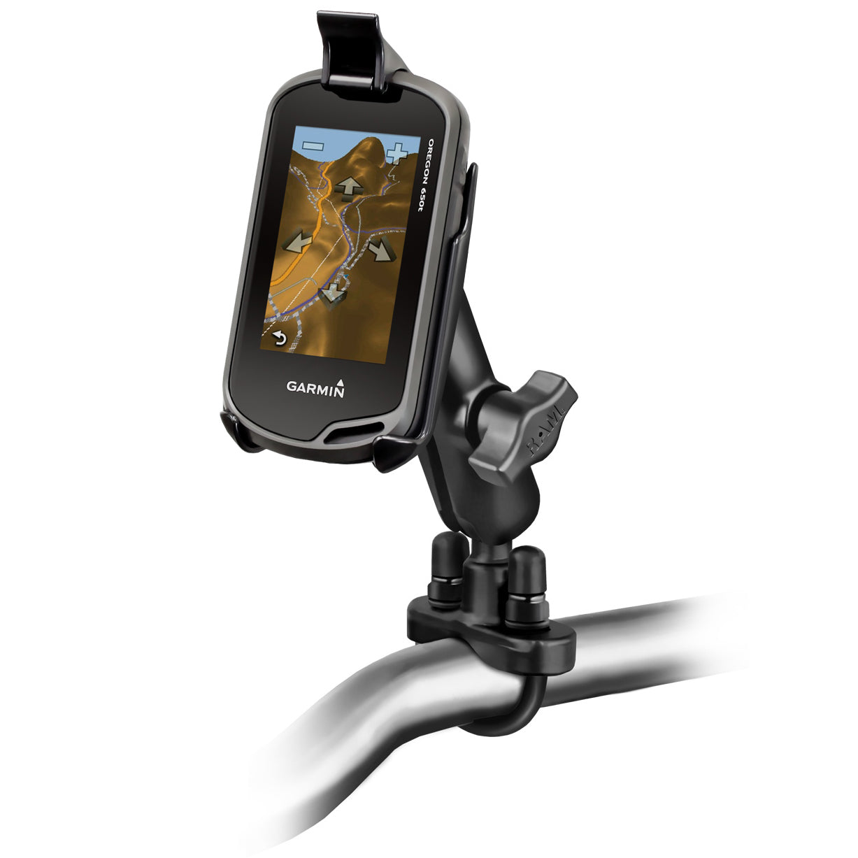 RAM-B-149Z-GA31U:RAM-B-149Z-GA31U_1:RAM® Handlebar U-Bolt Double Ball Mount for Garmin Oregon Series + More