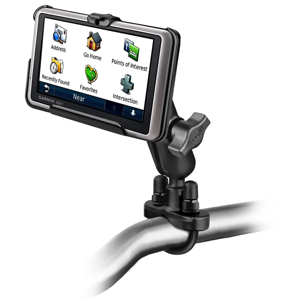 RAM-B-149Z-GA34U:RAM-B-149Z-GA34U_1:RAM® Handlebar U-Bolt Mount for Garmin nuvi 1300 & 2400 Series + More