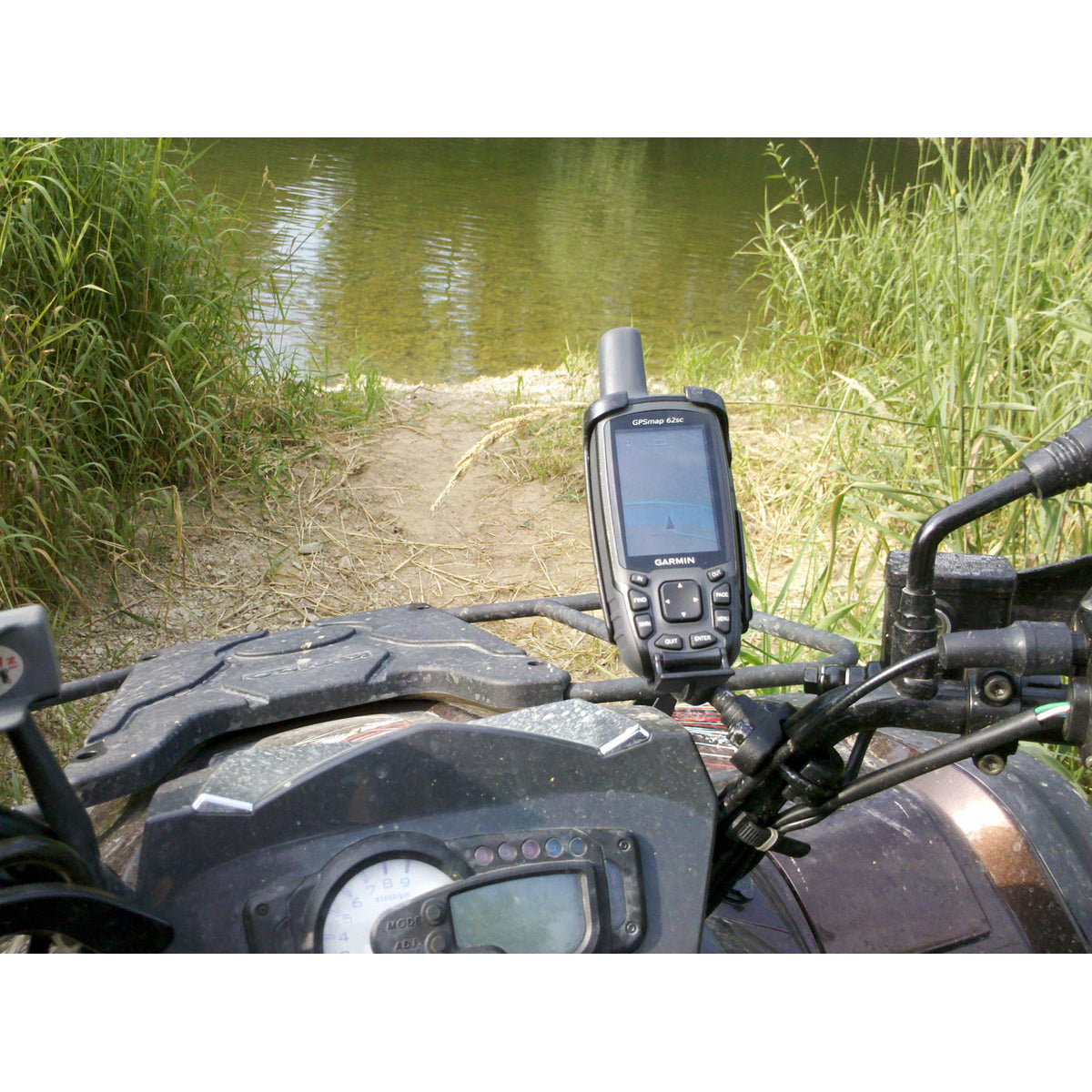 RAM-B-149Z-GA41U:RAM-B-149Z-GA41U_1:RAM® Handlebar U-Bolt Mount for Garmin Astro 320, GPSMAP 62 & 64 Series