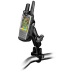 RAM-B-149Z-GA47:RAM-B-149Z-GA47_1:RAM® Handlebar U-Bolt Double Ball Mount for Garmin Rino 610, 650 & 655t