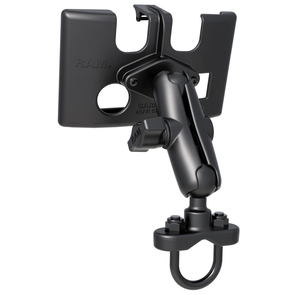 RAM-B-149Z-GA55U:RAM-B-149Z-GA55U_1:RAM® Handlebar U-Bolt Mount for Garmin nuvi 52, 54, 55, 56, 57, & 58