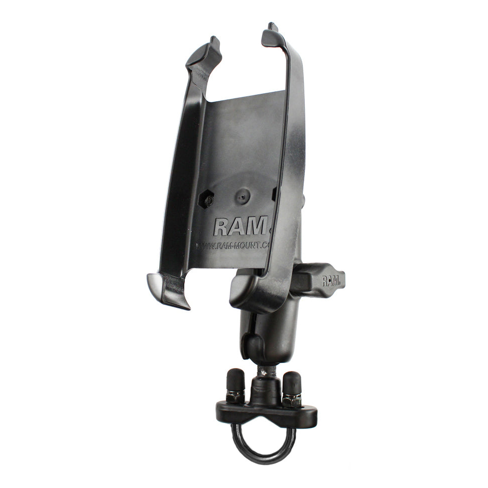 RAM-B-149Z-LO3U:RAM-B-149Z-LO3U_1:RAM® Handlebar U-Bolt Double Ball Mount for Lowrance AirMap 600C + More
