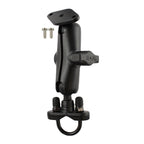 RAM-B-149Z-LO4U:RAM-B-149Z-LO4U_1:RAM® Handlebar U-Bolt Double Ball Mount for Lowrance AirMap 2000C