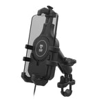 RAM-B-149Z-PD5-W2MU:RAM-B-149Z-PD5-W2MU_1:RAM® Quick-Grip™ Pro Phone Handlebar Mount with Qi2 15W Wireless Charger