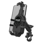 RAM-B-149Z-PD5U:RAM-B-149Z-PD5U_1:RAM® Quick-Grip™ Pro Phone Mount with Handlebar U-Bolt Base - Medium