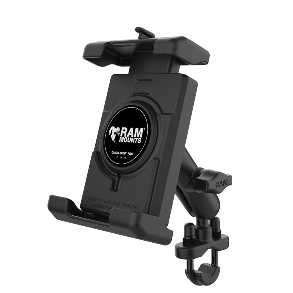 RAM-B-149Z-PD7U:RAM-B-149Z-PD7U_1:RAM® Quick-Grip™ Pro XL Phone Mount with Handlebar U-Bolt Base - Medium
