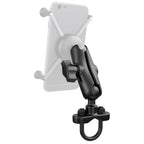 RAM-B-149Z-QU1U:RAM-B-149Z-QU1U_1:RAM® Handlebar U-Bolt Base with Double Socket Arm