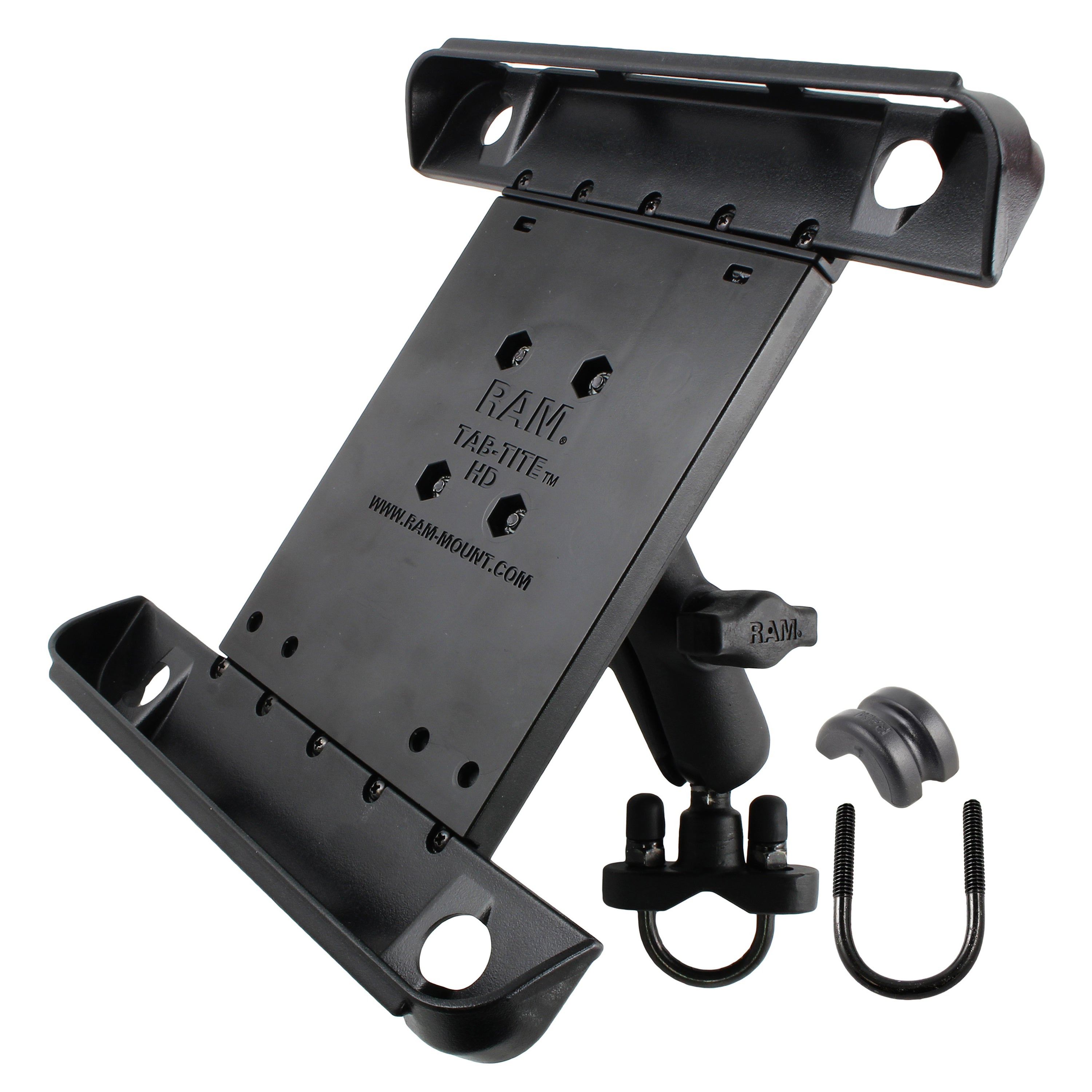RAM-B-149Z-TAB3U:RAM-B-149Z-TAB3U_1:RAM® Tab-Tite™ Handlebar U-Bolt Mount for Apple iPad Gen 1-4