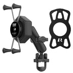 RAM-B-149Z-UN10-462:RAM-B-149Z-UN10-462_1:RAM® X-Grip® Large Phone Mount with Vibe-Safe™ & U-Bolt Base - Medium