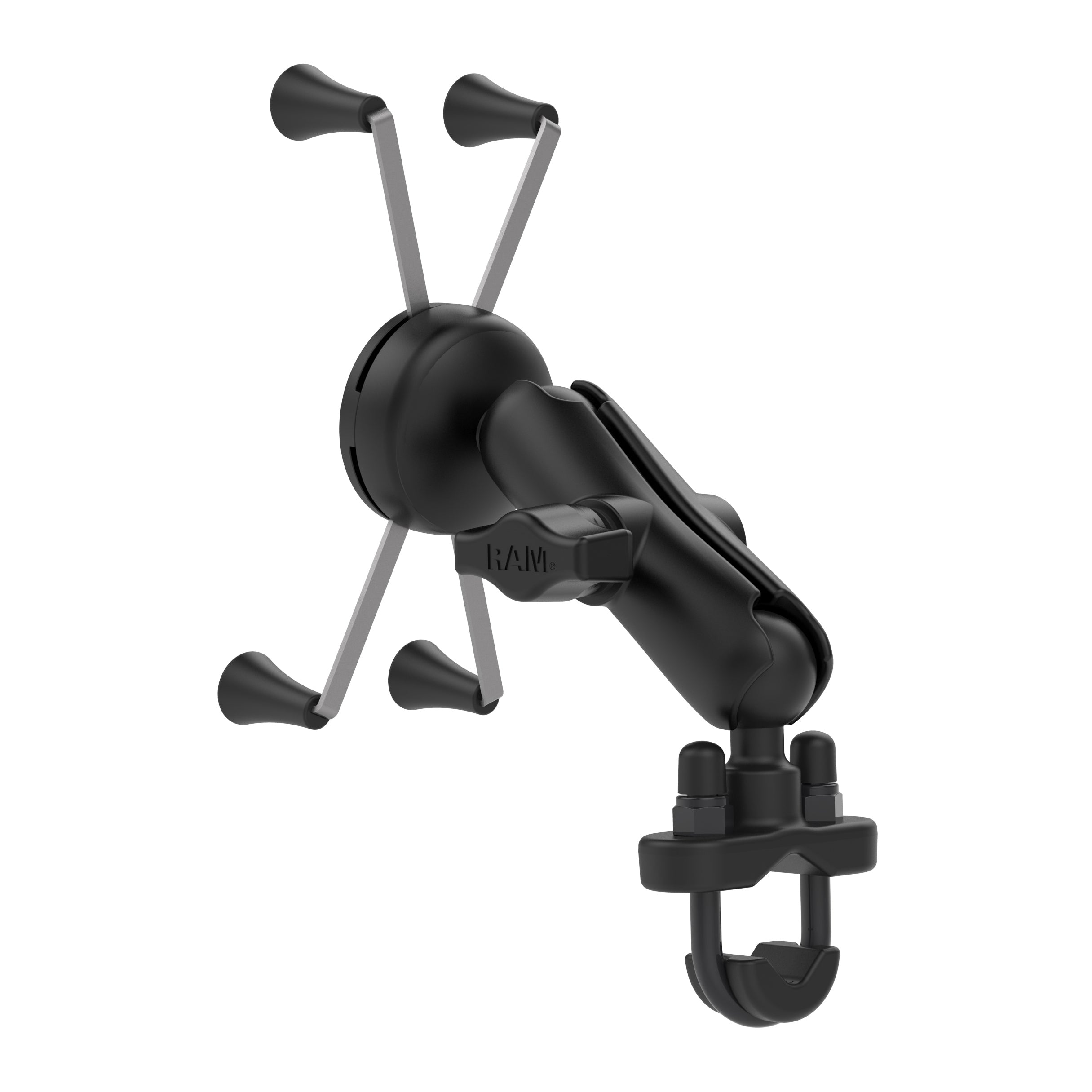 RAM-B-149Z-UN10U:RAM-B-149Z-UN10U_1:RAM® X-Grip® Large Phone Mount with Handlebar U-Bolt Base - Medium