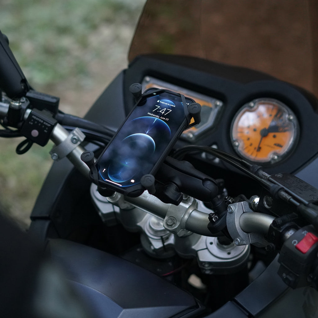 RAM-B-149Z-UN10U:RAM-B-149Z-UN10U_1:RAM® X-Grip® Large Phone Mount with Handlebar U-Bolt Base - Medium