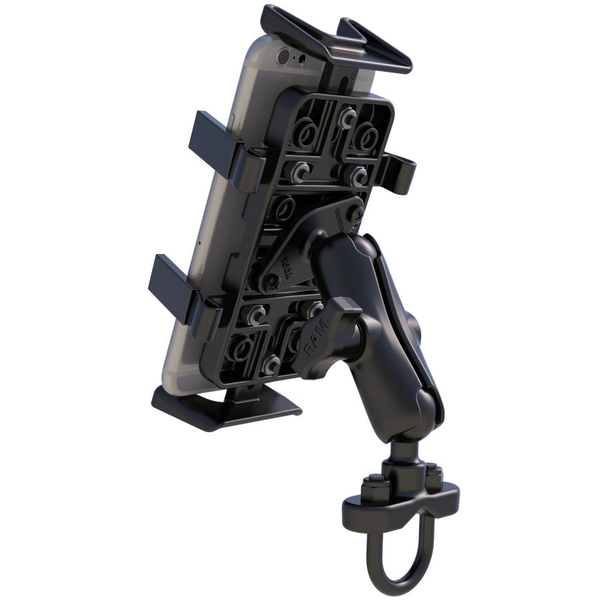 RAM-B-149Z-UN4U:RAM-B-149Z-UN4U_1:RAM® Finger-Grip™ Universal Mount with Handlebar U-Bolt Base