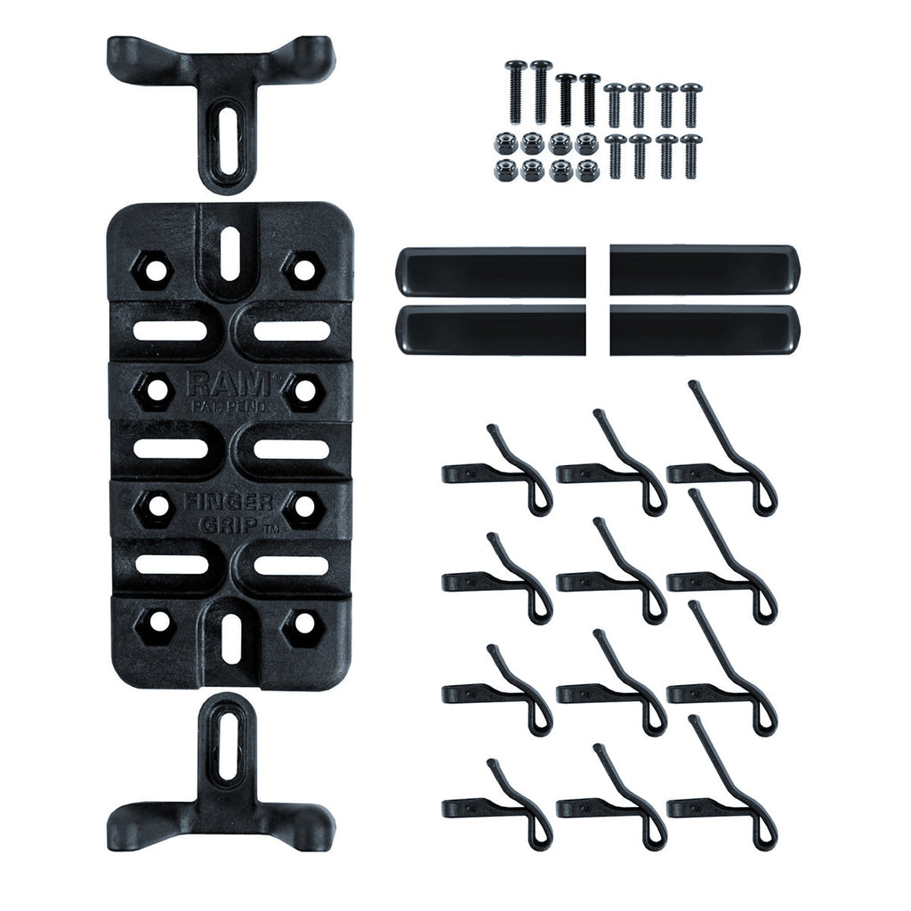 RAM-B-149Z-UN4U:RAM-B-149Z-UN4U_1:RAM® Finger-Grip™ Universal Mount with Handlebar U-Bolt Base