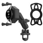 RAM-B-149Z-UN7-462:RAM-B-149Z-UN7-462_1:RAM® X-Grip® Phone Mount with Vibe-Safe™ & U-Bolt Base - Medium