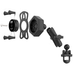 RAM-B-149Z-UN7-462:RAM-B-149Z-UN7-462_1:RAM® X-Grip® Phone Mount with Vibe-Safe™ & U-Bolt Base - Medium