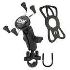 RAM-B-149Z-UN7U:RAM-B-149Z-UN7U_1:RAM® X-Grip® Phone Mount with Handlebar U-Bolt Base - Medium