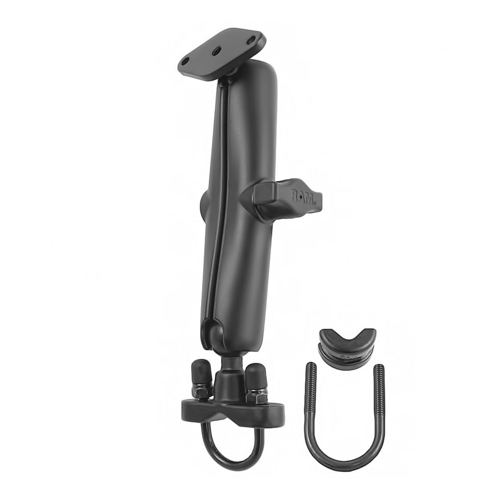 RAM-B-149ZU-C:RAM-B-149ZU-C_1:RAM® Handlebar U-Bolt Double Ball Mount - B Size Long