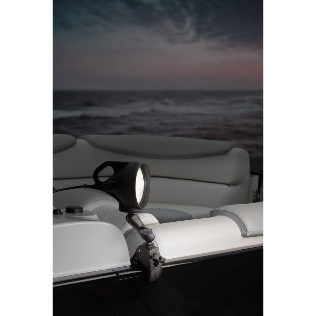 RAM-B-152-404:RAM-B-152-404_1:RAM® Tough-Claw™ Double Ball Mount with LED Spotlight