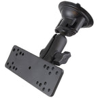RAM-B-166-111U:RAM-B-166-111U_1:RAM® Twist-Lock™ Suction Cup Mount with Electronics Plate - Medium