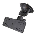 RAM-B-166-A-111U:RAM-B-166-A-111U_1:RAM® Twist-Lock™ Suction Cup Mount with Electronics Plate - Short