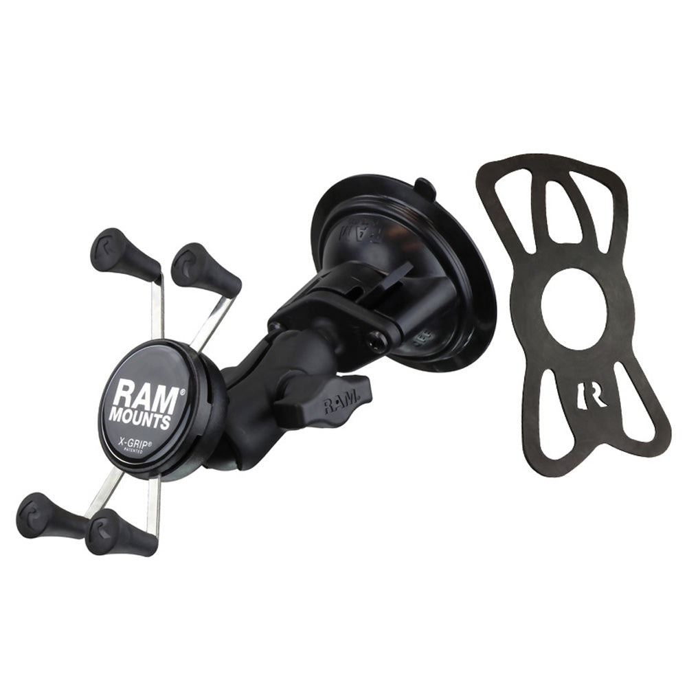 RAM-B-166-A-UN7U:RAM-B-166-A-UN7U_1:RAM® X-Grip® Phone Mount with Twist-Lock™ Suction Cup