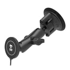 RAM-B-166-AP-MAG-1-W2MU:RAM-B-166-AP-MAG-1-W2MU_1:RAM® Twist-Lock™ Suction Cup Mount with RAM® Qi2 15W Wireless Charger