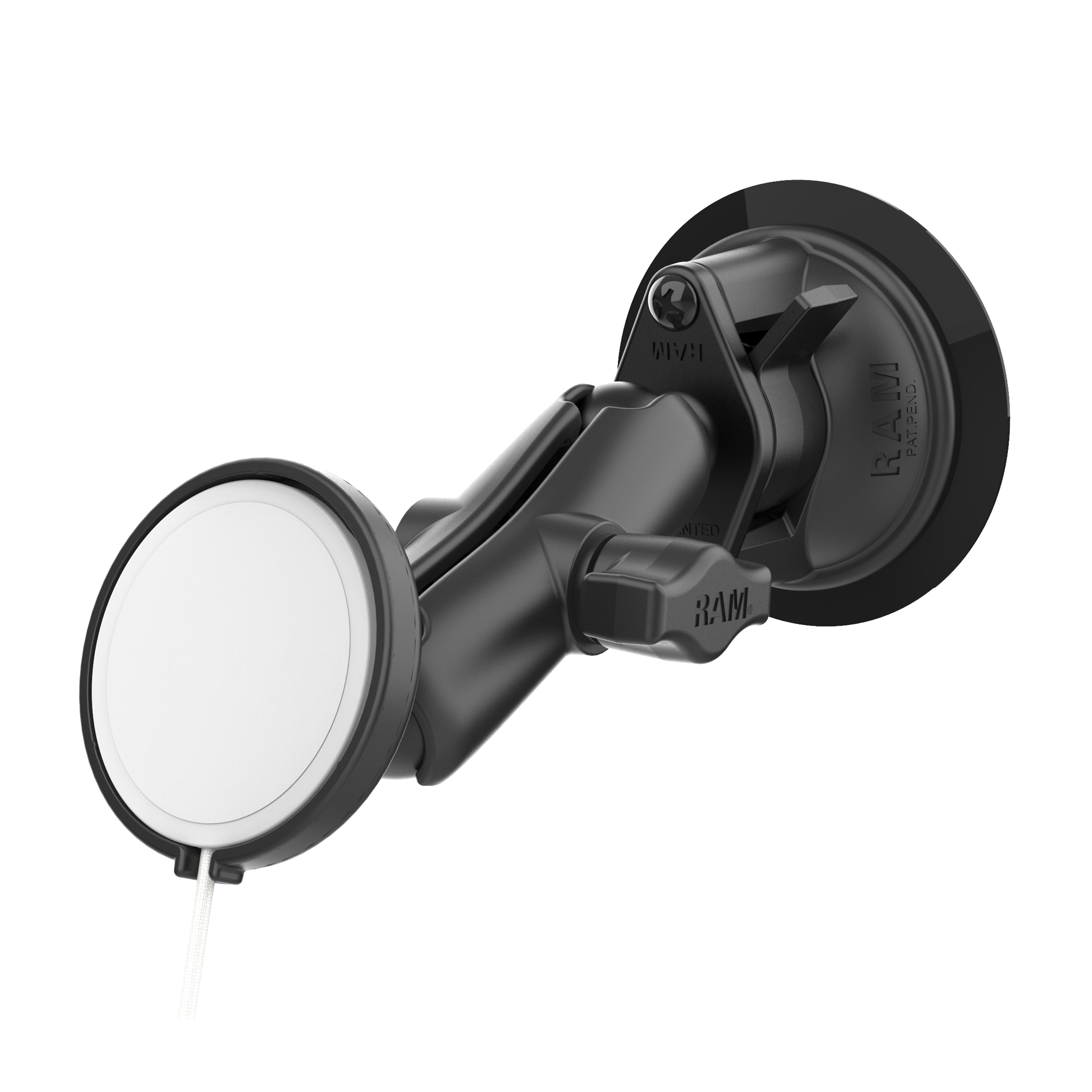 RAM-B-166-AP-MAG-1U:RAM-B-166-AP-MAG-1U_1:RAM® Twist-Lock™ Suction Cup Mount for Apple MagSafe (2024+)