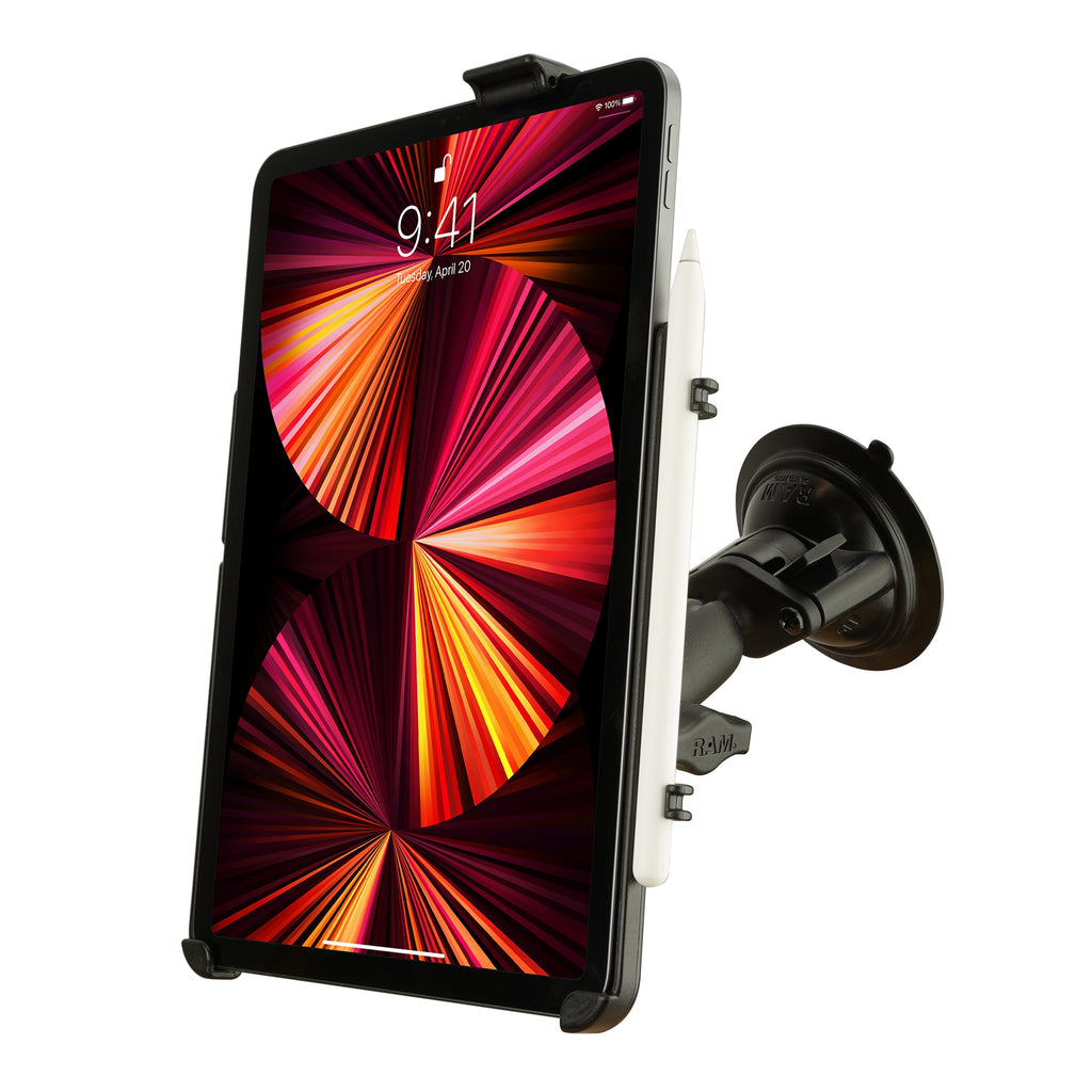 RAM-B-166-AP23U:RAM-B-166-AP23U_1:RAM® Suction Mount for iPad Pro 11" 1-4 Gen, Air 4, 5 & 11" (M2 & M3)