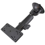 RAM-B-166-C-111U:RAM-B-166-C-111U_1:RAM® Twist-Lock™ Suction Cup Mount with Electronics Plate - Long