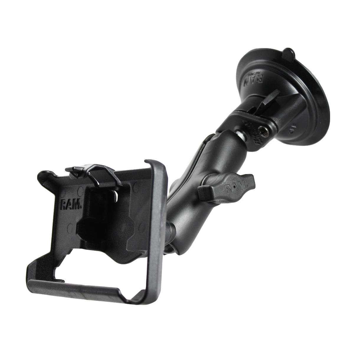 RAM-B-166-GA26U:RAM-B-166-GA26U_1:RAM® Twist-Lock™ Suction Cup Mount for Garmin nuvi 710, 785T + More