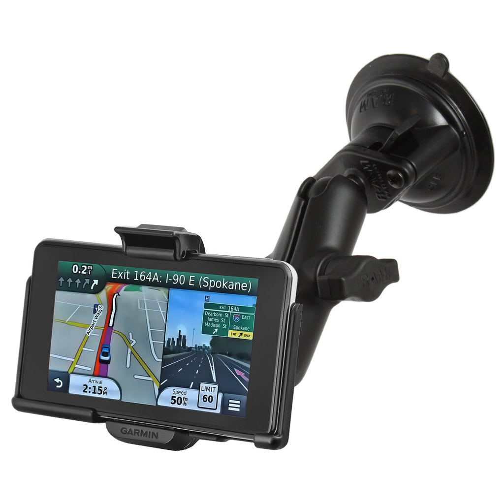 RAM-B-166-GA39U:RAM-B-166-GA39U_1:RAM® Twist-Lock™ Suction Cup Mount for Garmin nuvi 3000 Series