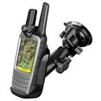 RAM-B-166-GA47:RAM-B-166-GA47_1:RAM® Twist-Lock™ Suction Cup Mount for Garmin Rino 610, 650 & 655t