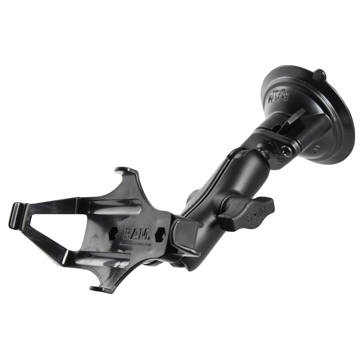 RAM-B-166-GA7U:RAM-B-166-GA7U_1:RAM® Twist-Lock™ Suction Cup Mount for Garmin GPSMAP 176, 496 + More