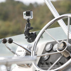 RAM-B-166-GOP1U:RAM-B-166-GOP1U_1:RAM® Twist-Lock™ Suction Cup Mount with Action Camera Adapter - Medium