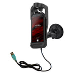 RAM-B-166-KYO1PU:RAM-B-166-KYO1PU_1:RAM® Powered Suction Cup Mount for Kyocera DuraForce Ultra 5G E7110