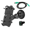 RAM-B-166-PD4-2QCCIGU:RAM-B-166-PD4-2QCCIGU_1:RAM® Quick-Grip™ XL Type-C Vehicle Bundle