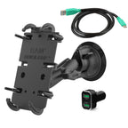 RAM-B-166-PD4-2QCCIGU:RAM-B-166-PD4-2QCCIGU_1:RAM® Quick-Grip™ XL Type-C Vehicle Bundle