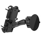 RAM-B-166-PD4U:RAM-B-166-PD4U_1:RAM® Quick-Grip™ XL Phone Mount with Twist-Lock™ Suction Cup - Medium