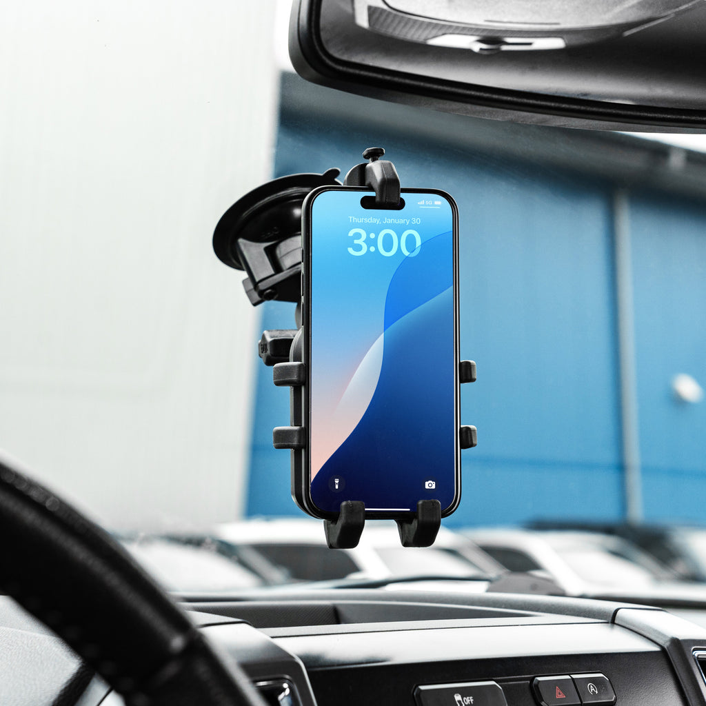 RAM-B-166-PD5U:RAM-B-166-PD5U_1:RAM® Quick-Grip™ Pro Phone Mount with Twist-Lock™ Suction Cup - Medium