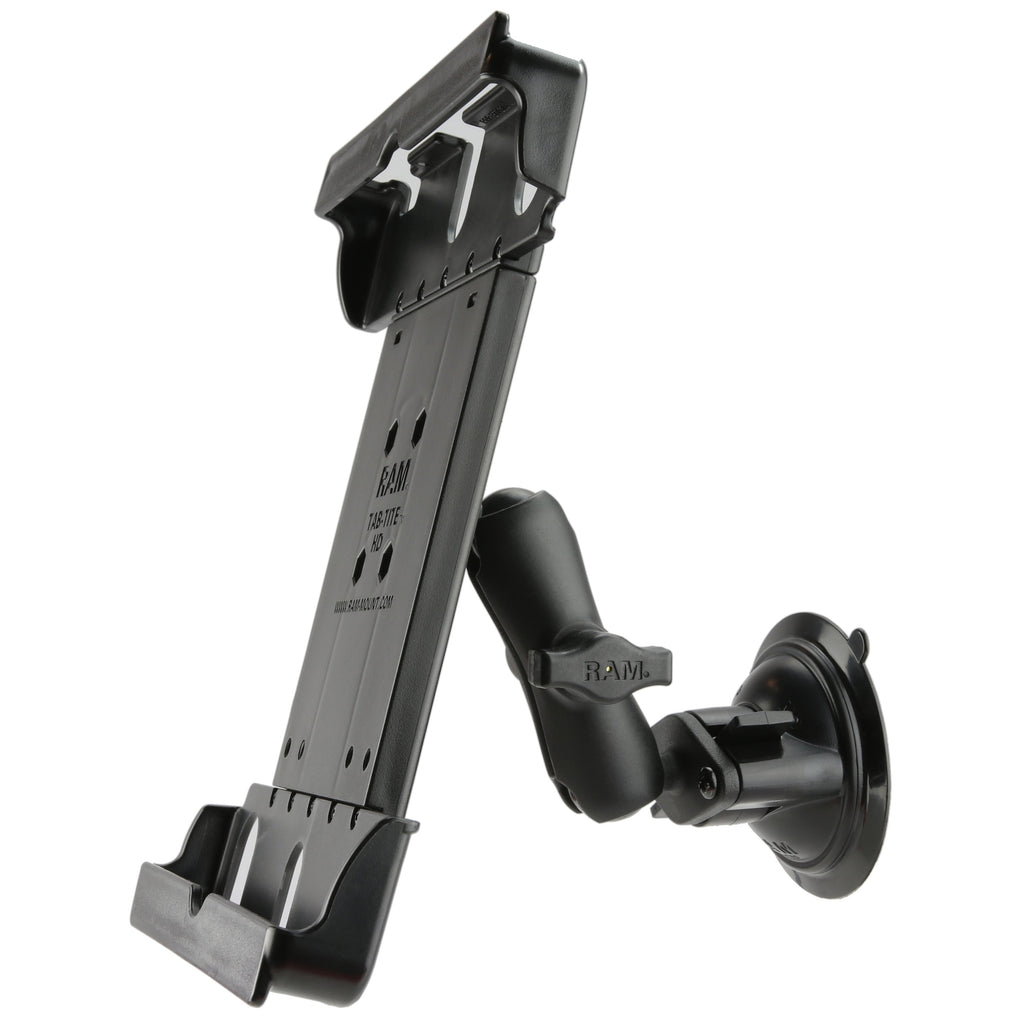 RAM-B-166-TAB20U:RAM-B-166-TAB20U_1:RAM® Tab-Tite™ Suction Cup Mount for 9"-10.5" Tablets with Case