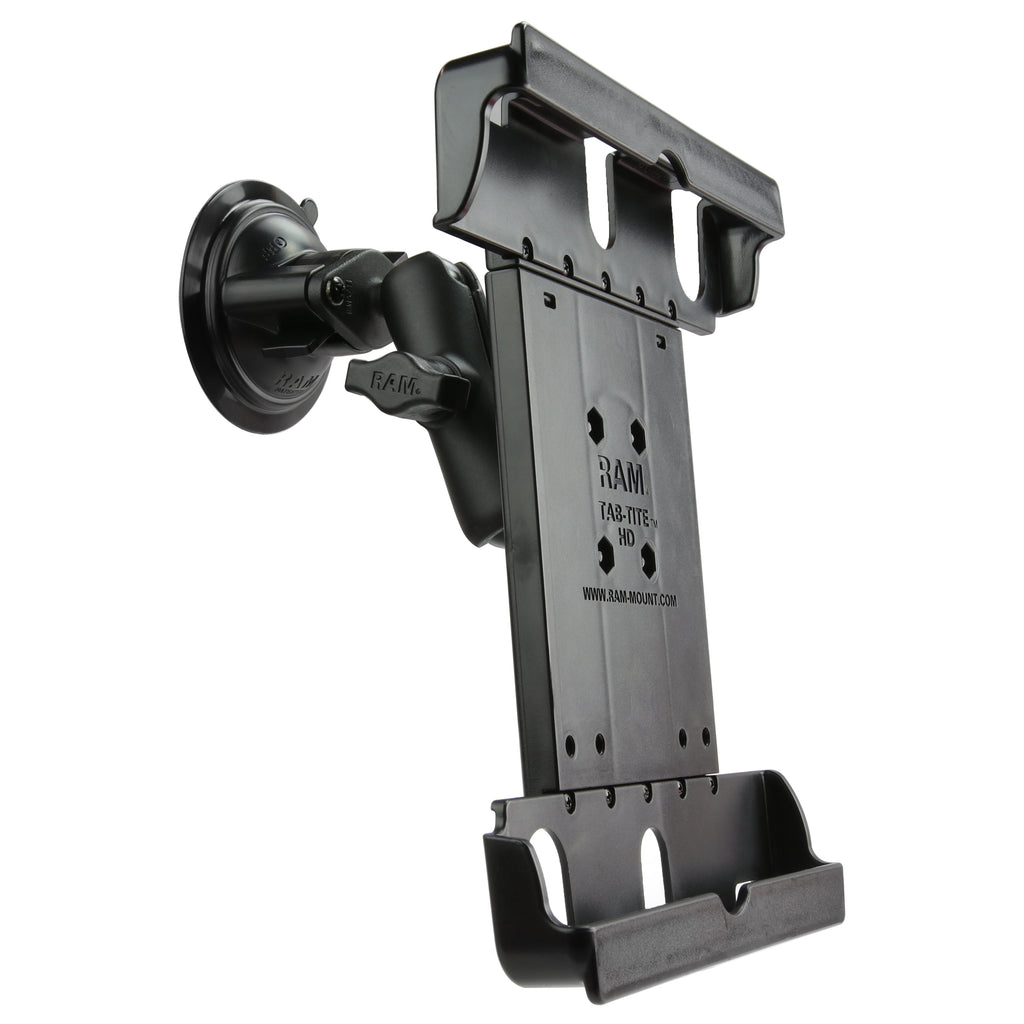 RAM-B-166-TAB20U:RAM-B-166-TAB20U_1:RAM® Tab-Tite™ Suction Cup Mount for 9"-10.5" Tablets with Case